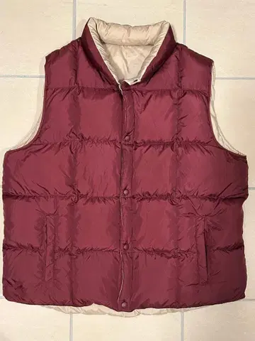 90s LANDS END 랜즈 엔드 리버서블 구스 다운 베스트 XL