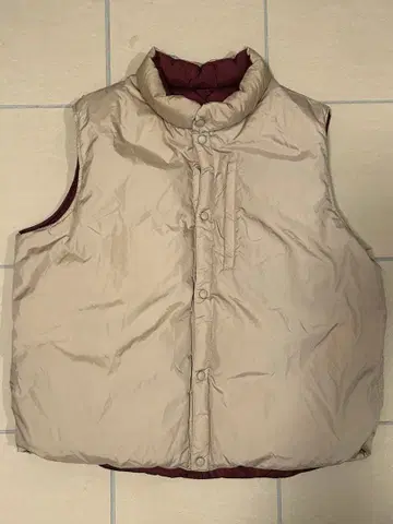 90s LANDS END 랜즈 엔드 리버서블 구스 다운 베스트 XL