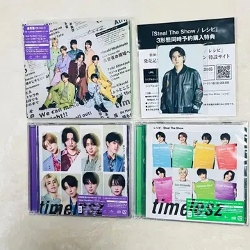 [ 새상품 미사용 ] timelesz 레시피 3 형태 세트 Blu-ray