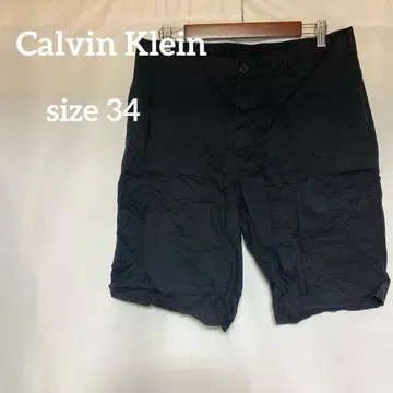 Calvin Klein 숏팬츠 하프 팬츠 블랙
