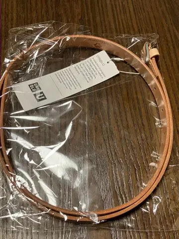 내로우 롱 가죽 벨트 M