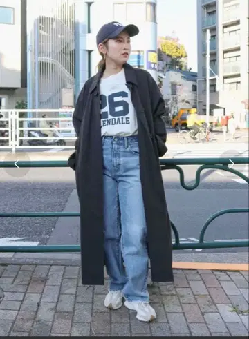 새상품급 ungrid 스텐카라 코트 블랙 M 언그리드