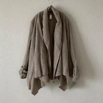 [ 새상품급 ] kelen 울 베이지 변형 가디건