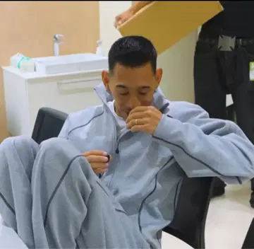 [ 미사용 새상품 ] io 착용 marmot 맨투맨 블루종 L 그레이