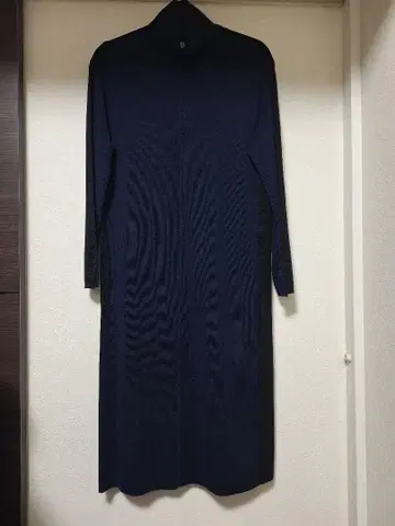 ICB 네이비 롱 니트 원피스. 가디건 셋업 S 사이즈