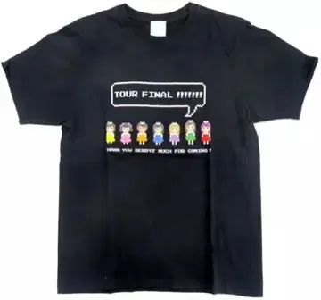 TOUR FINAL 픽셀 아트 T셔츠