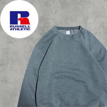 [ 즉시 발송 ] 00s 러셀 맨투맨 트레이닝복 무지 블랭크 그레이 L