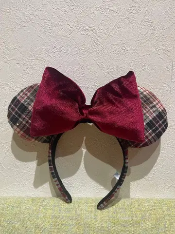 디즈니랜드 시 카샤 체크 무늬