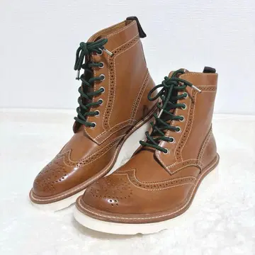 [ 미사용 ] REGAL 리갈 867R 부츠 윙팁 브라운 25cm