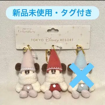 도쿄 디즈니 리조트 리루리루 봉제 인형 참 화이트 레드