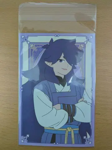 라샤오헤이전기 콜라보 카페 엽서 풍식