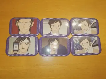 모로후시 타카아키 스퀘어 캔뱃지 6개