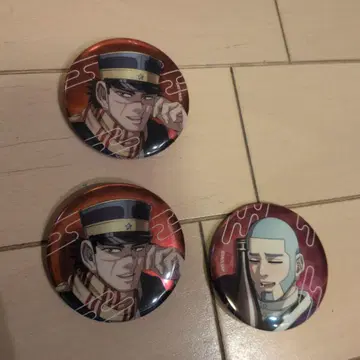 골든 카무이 황금 찻집 캔뱃지