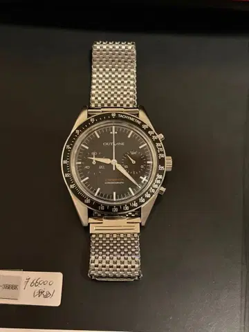 아웃라인 2 레지스터 크로노 시리즈 II (블랙 베젤 x 블랙)