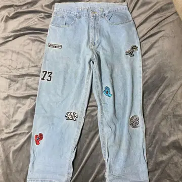 SANTA CRUZ 패치 데님 73