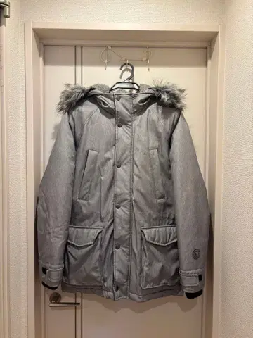 아메리칸 이글 퍼 다운 자켓 그레이