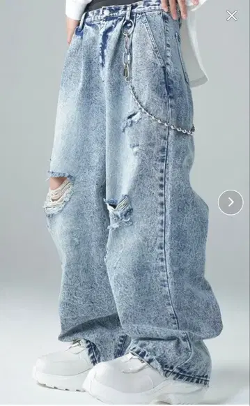 [ 새상품급 ] ADRER 빈티지 데님 데미지