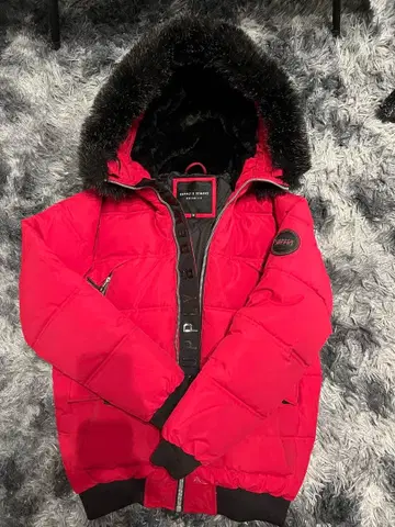 SUPPLY & DEMAND 레드 다운 자켓 M