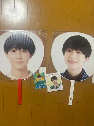 나가오카 렌오 부채 캔 배지 트레이딩 카드