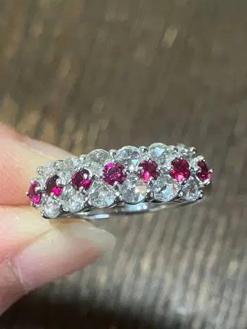 플라티나 950 다이아몬드 반지