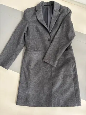 그레이 체스터 코트 M 사이즈