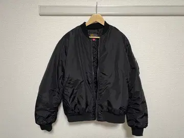 ALPHA MA-1 블랙 자켓 L 사이즈