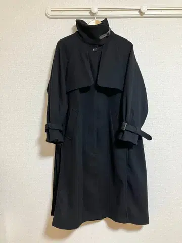 FREAK'S STORE 하이넥 롱 코트