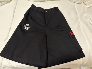 BEFTEY 팬츠 로고 자수 포함 짧은 바지