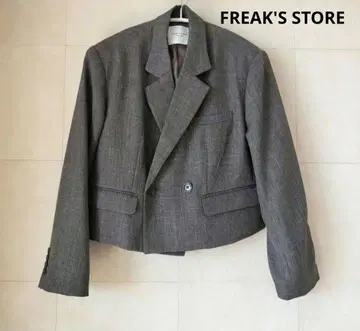 FREAK'S STORE 울리 터치 테일러드 숏 자켓