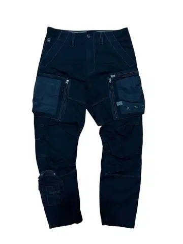 G-STAR RAW 테이퍼드 카고 팬츠 블랙