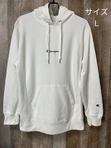 챔피온 후드티 화이트 L
