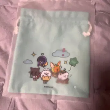 [일본 미발매] 싱가포르 TXT 뿔바투 복조리 파우치