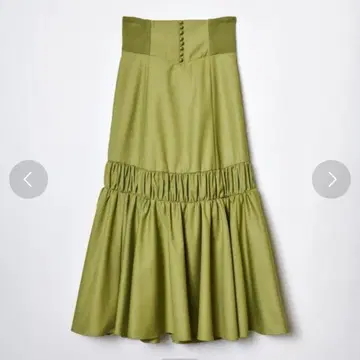 [ 새상품급 ] REDYAZEL 개더 절개 스커트 A라인 스커트 백리본