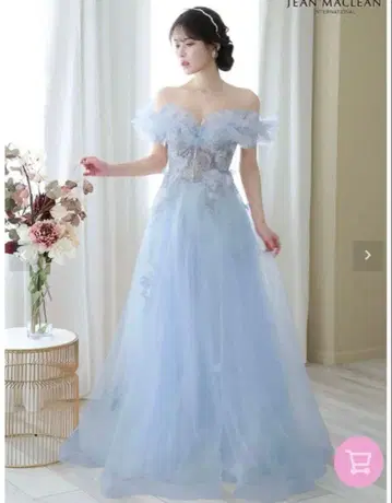 JEAN MACLEAN 장마크레인 튤 오프숄더/코르셋 레이스