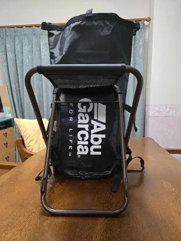 Abu Garcia 의자 부착 낚시용 가방 블랙
