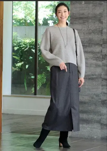 [ 세탁 가능 ] 울 캐시미어 블렌드 풀오버 니트