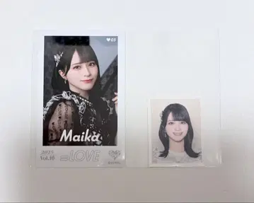 사사키 마이카 미니 사진 레어 ID PHOTO 스티커