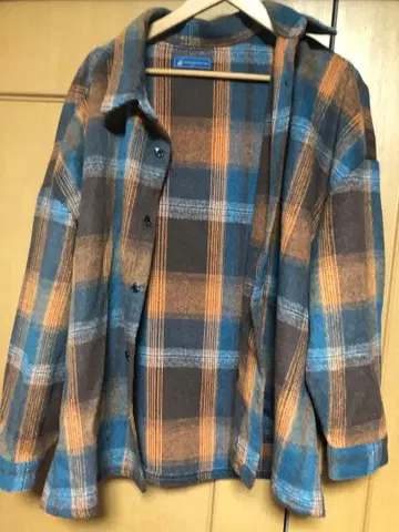 비벌리힐스 폴로 클럽 아우터 오렌지 체크