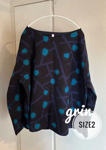 grin 그린 풀오버 도트 네이비 네이비 컬러