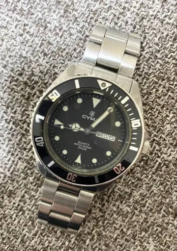 CYMA 쿼츠 다이버 워치 OD125