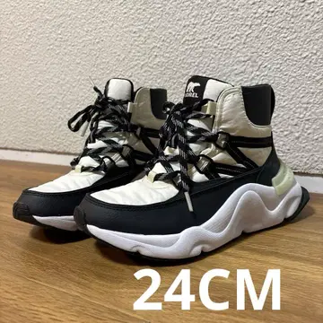 SOREL 소렐 키네틱 레네게이드 스포츠 화이트x블랙 24cm