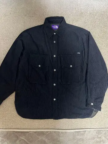 THE NORTH FACE 퍼플 라벨 블랙 코듀로이 자켓