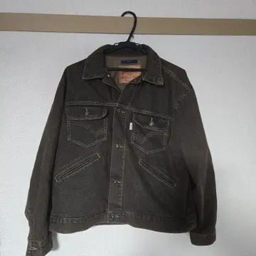 다크 브라운 데님 자켓