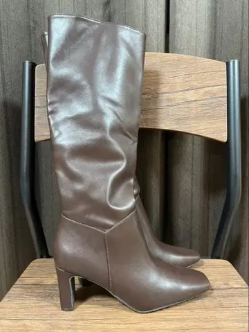 미사용 RANDA 란다 우천 겸용 롱 부츠 M 사이즈 브라운