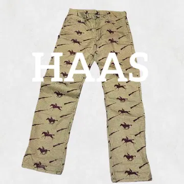 HAAS 올 패턴 그래픽 팬츠 구제 의류