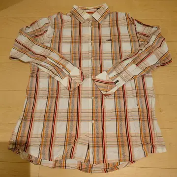 무료배송 에니체 ENYCE 버튼 셔츠 긴팔 XL 체크