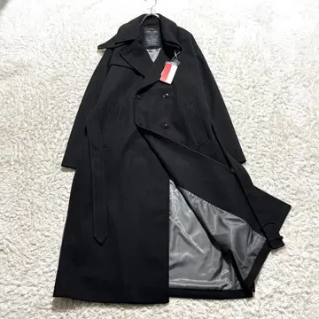 [택 포함 새상품] 레이지블루 울리 테크 WT 슬릿 트렌치코트 M