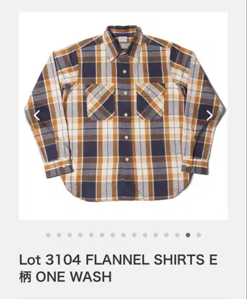 웨어하우스 Lot 3104 플란넬 체크 셔츠