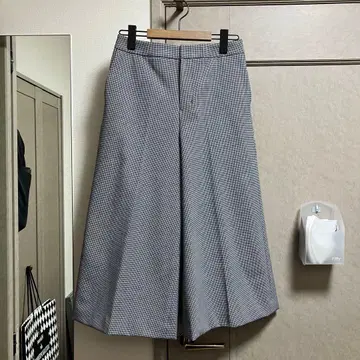 AMACA 그레이 하운드투스 패턴 가우초 팬츠