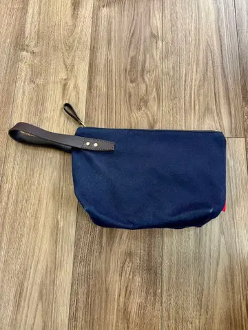 [ 새상품 ] John Chapman 캔버스 x 가죽 네이비